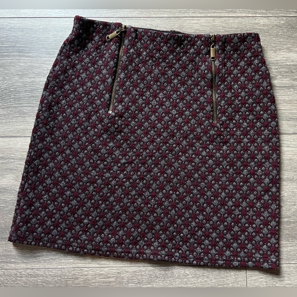 Cooperative from UO double zip geometric mini skirt. Size xs